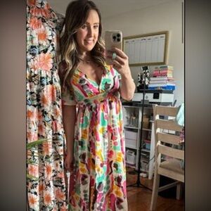 Boutique Colorful Maxi Dress